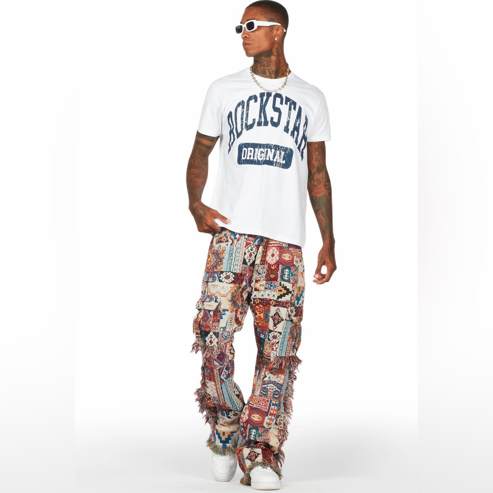 Rockstar Original Percy Multi Tapestry Slim Flare Jean - Men’s Size 28